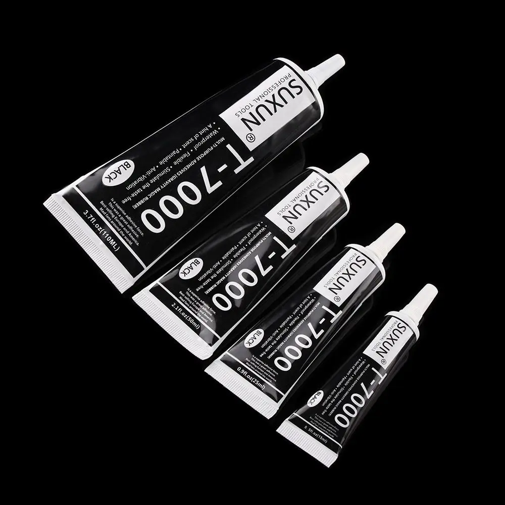 15/25/50/110ml New Black Liquid Portable Quick Fix T-7000 Glue Repair Tools Epoxy Resin Adhesives - Image 5
