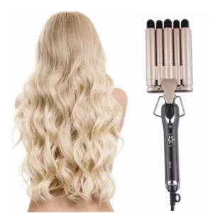 Five Tube Wave Curling Iron Hair Tool Salon And Home Use Ceramic Smart Temperature Control Fast Heating Hair Waver Styling Tools