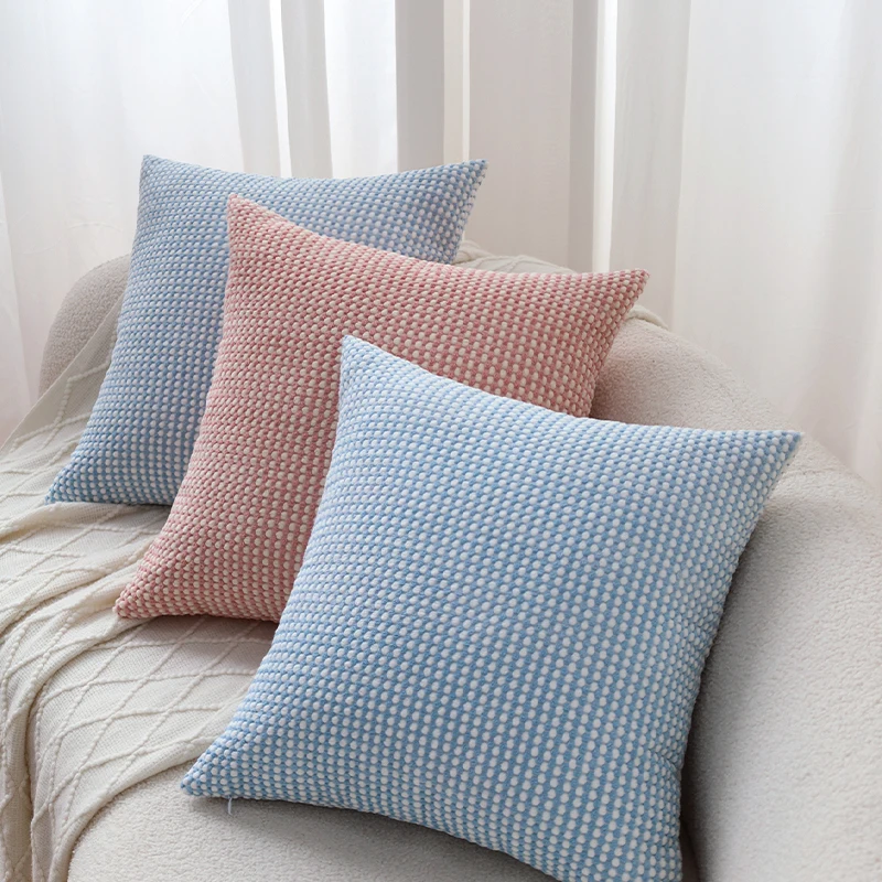 Soft Corduroy Cushion Cover For Sofa Living Room Decorative Pillowcase Simple Plain Funda Cojin Home Decor Throw Pillow Cover - Image 3