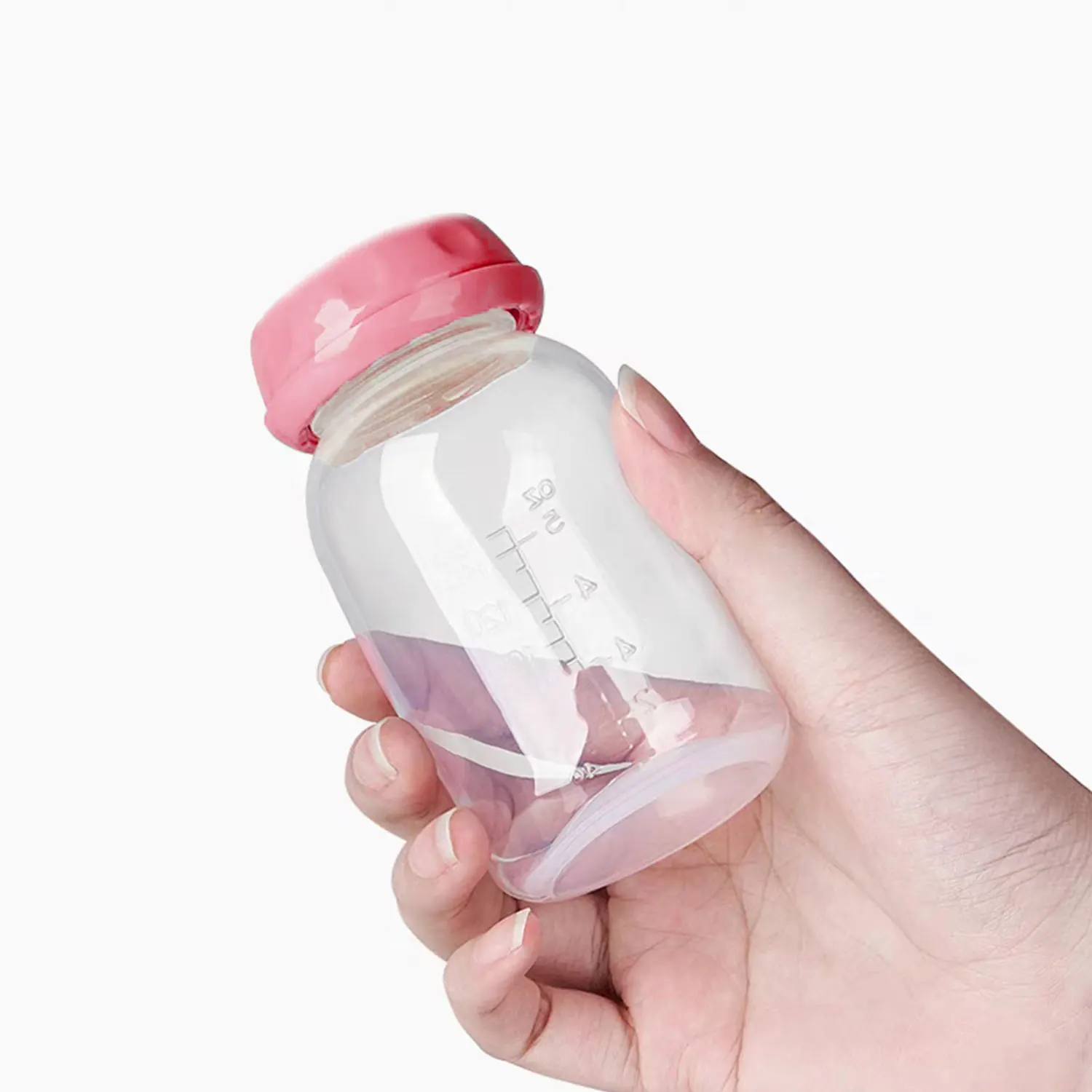 125ml Baby PP Fresh Bottle, Refrigerated Bottle, Breastmilk Bottle, Drop-proof & Leak-proof Wide-mouth Mug - Image 4