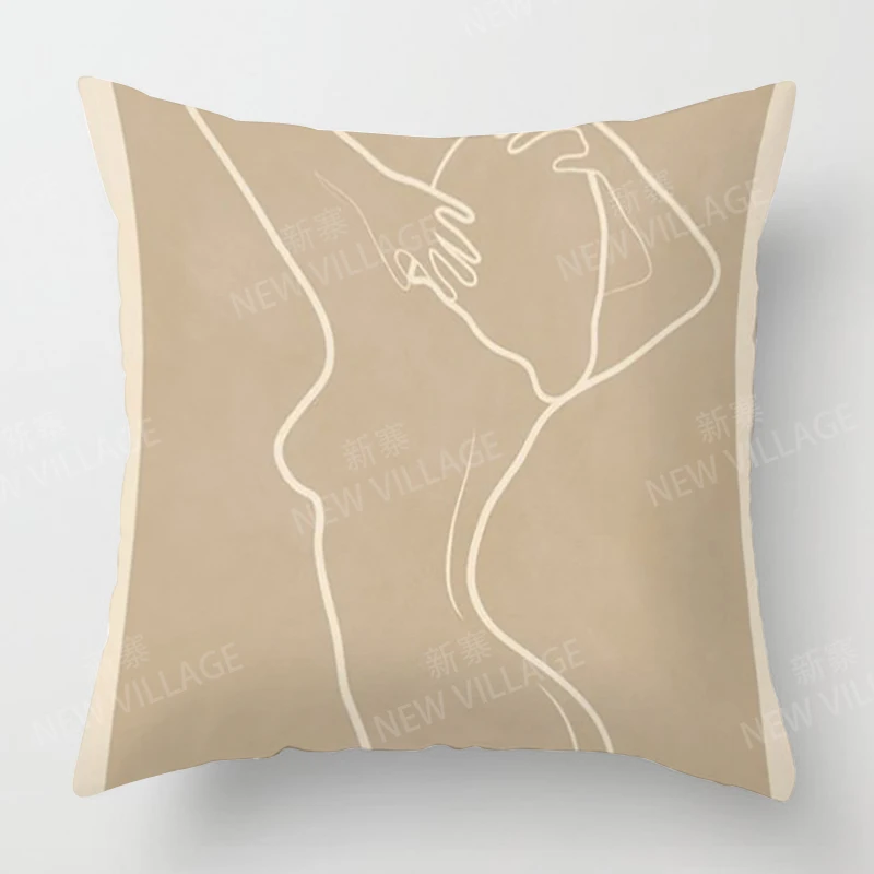 Nordic Morandi Home Decoration Autumn Decoration Pillowcase Sofa Cushion Cover 45x45cm 45*45 50x50 60x60cm 40x40 35x35 Hall - Image 6