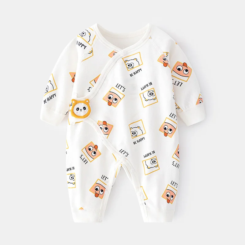 Lawadka Spring Autumn Baby Girls Boys Romper Print Cartoon Cotton Baby Clothes New Born Fashion Infant Jumpsuit Costume 0-6M New - Image 3