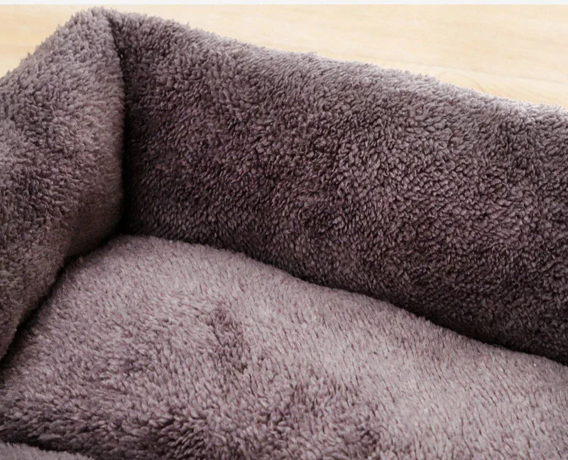 Black Dog Bed Plush Sleeping Bed for Large, Medium and Small Dogs, Non-Slip and Bite-Resistant Pet Sleeping Mat - Image 2