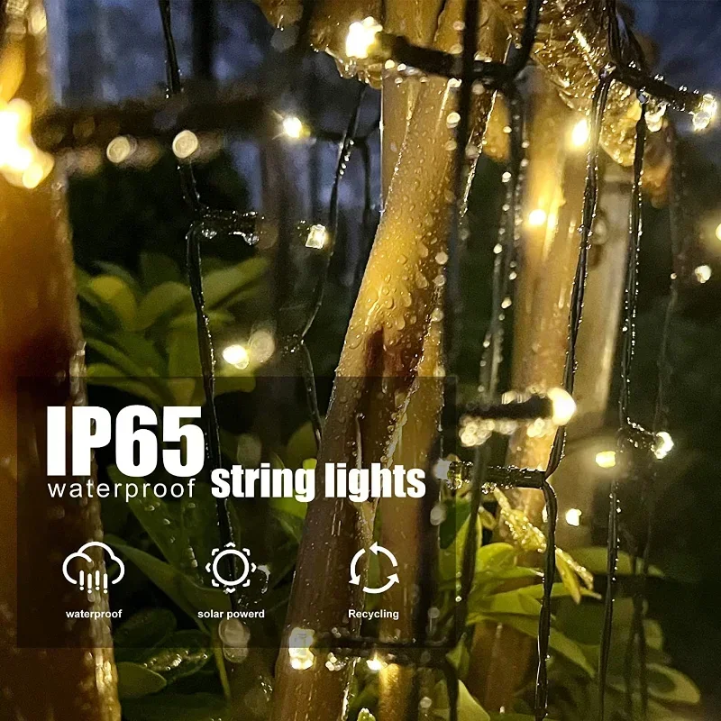 Outdoor Solar Light String LED Christmas Decoration,light String Solar Fairy Light Garden Christmas Decoration Light - Image 5