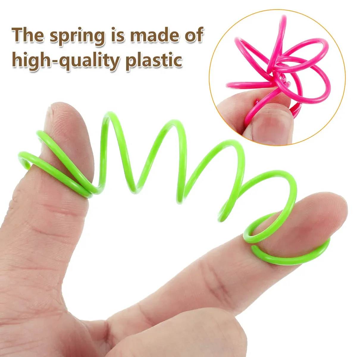 4-200 Pcs Cat Toys Interactive Durable Heavy Gauge Spring Tools Cat Spring Toys Colorful Cat Coil Toy Kitten Coil Spiral Springs - Image 2