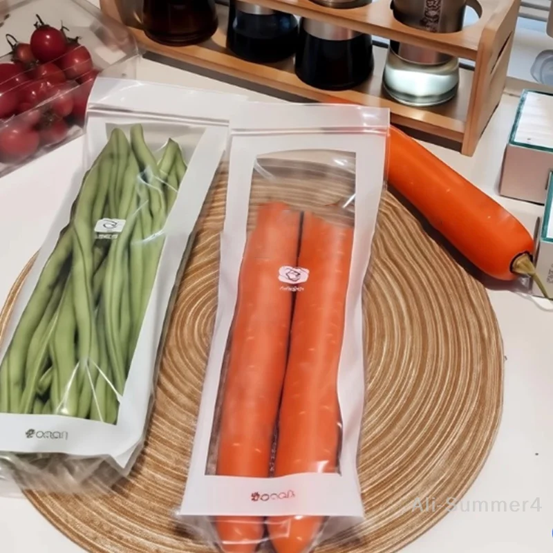 Fruits Vegetables Fresh-keep Bags Reusable Refrigerator Storage Bags Thickened Leakproof Containers Kitchen Sealed Packaging Bag - Image 5