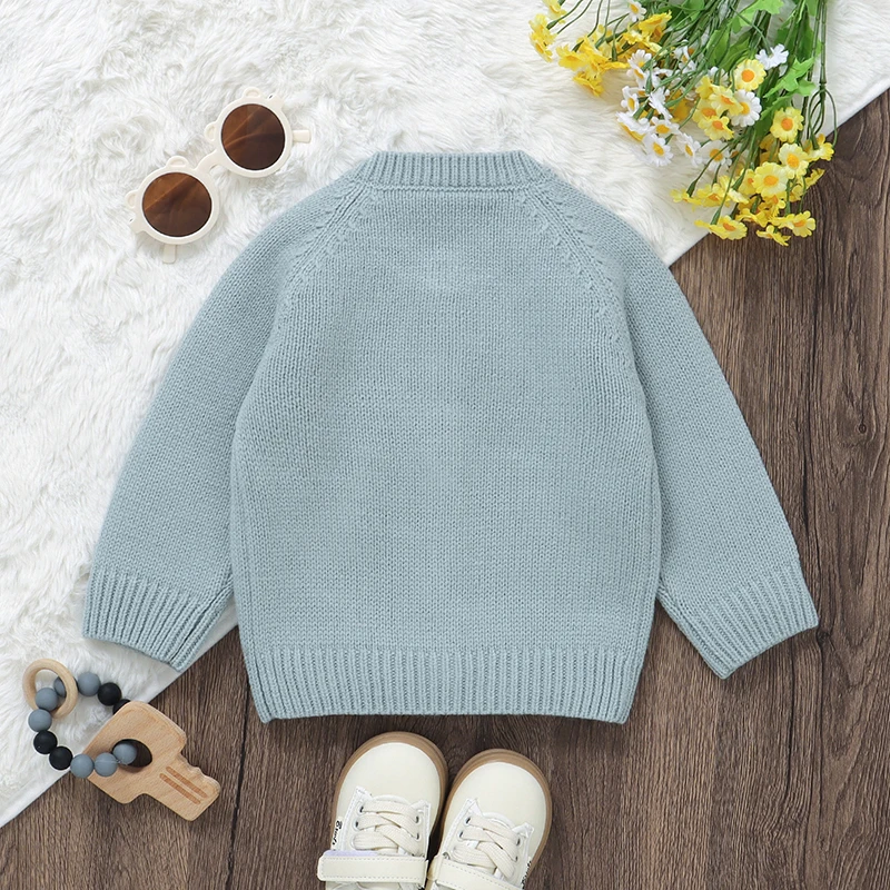 Autumn Baby Sweater Knit Infant Boy Girl Cardigan Fashion Cute Cartoon Goose Newborn Children Clothes Long Sleeve Tops Outerwear - Image 2