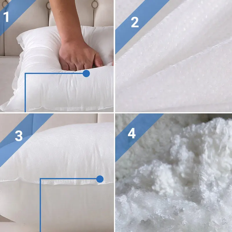45x45/50x50/55x55cm Home Cushion Inner Pure White Cushion Core Soft Head Pillow Inner PP Cotton Filler Health Care Padding Fill - Image 6