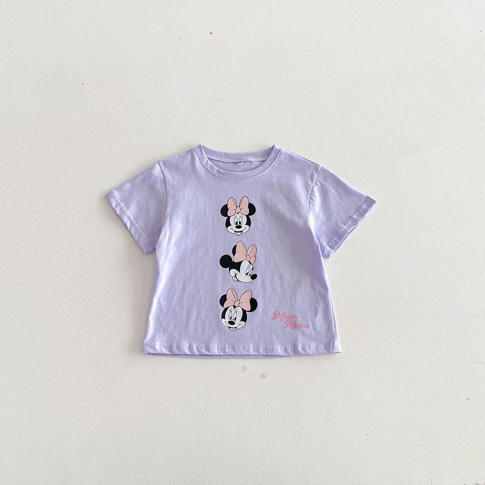 Daisy Minnie Printed Kids Summer Clothes Cartoon T-shirts Baby Girls Short Sleeved Tops Tees Children's Wear Casual T Shirt - Image 3