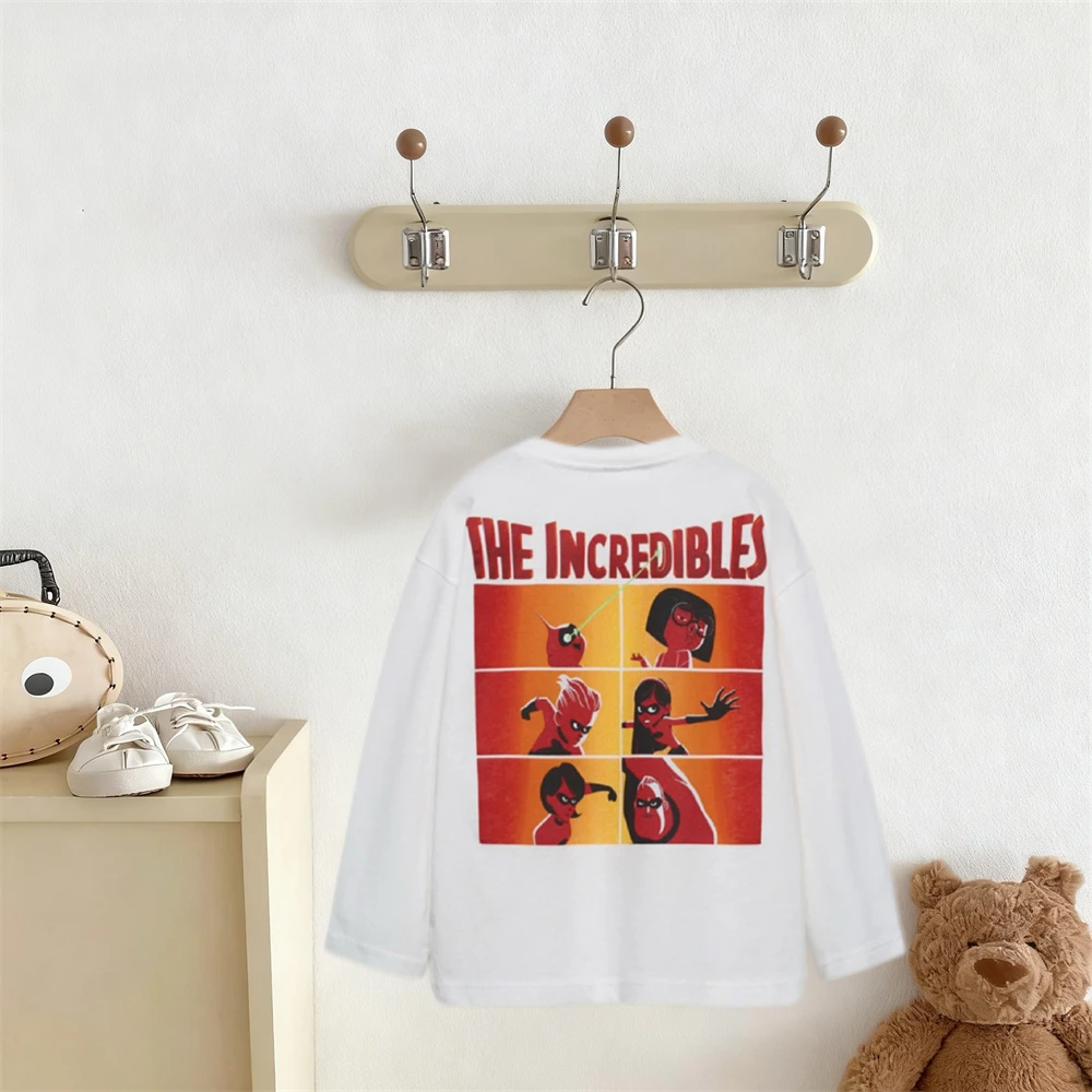 New Style Child Cartoon TShirt Loose Casual Clothing Long-sleeved Tops Kids Fashion Autumn Wear Babies Lovely Mickey Mouse Tees - Image 4