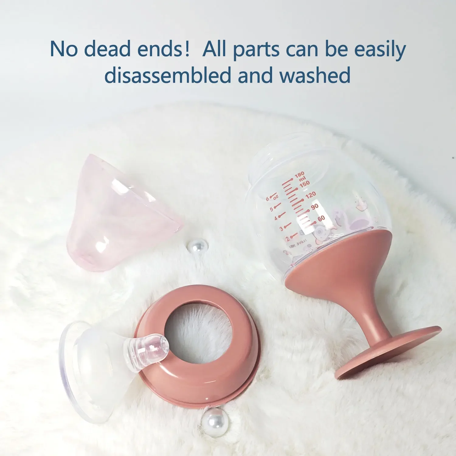 180ML goblet baby bottle, milk cup, baby drinking water, household cup, direct drinking juice, wine bottle, birthday gift - Image 4