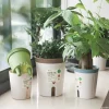 Double Layer Plant Pot Self Watering Pots for plants Hydroponics Flower Pot Plastic Lazy Automatic Water-Absorbing Plants Pot