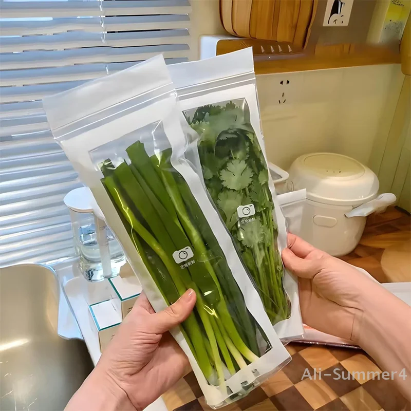 Fruits Vegetables Fresh-keep Bags Reusable Refrigerator Storage Bags Thickened Leakproof Containers Kitchen Sealed Packaging Bag - Image 3