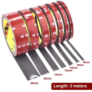 3 Meters Ultra-Strong Double Sided Adhesive 6mm-30mm Thickness Acrylic Foam Adhesive Tape Sticker For Mounting Fixing Pad Sticky