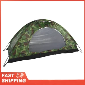 Outdoor Camouflage UV Protection Waterproof One Person Tent for Camping Hiking