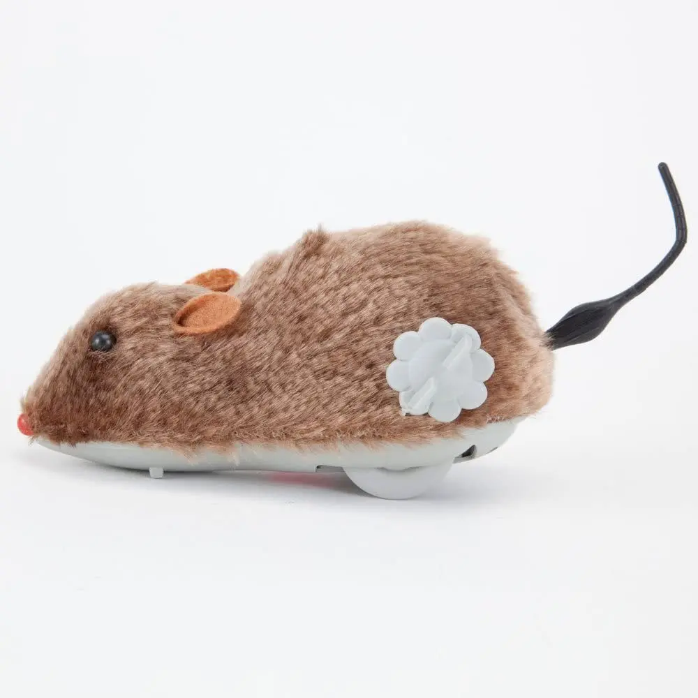1Pc Funny Lifelike Plush Mouse Running Rat Toy for Cats Dogs Tail Mouse Pets Kids Random Color - Image 4
