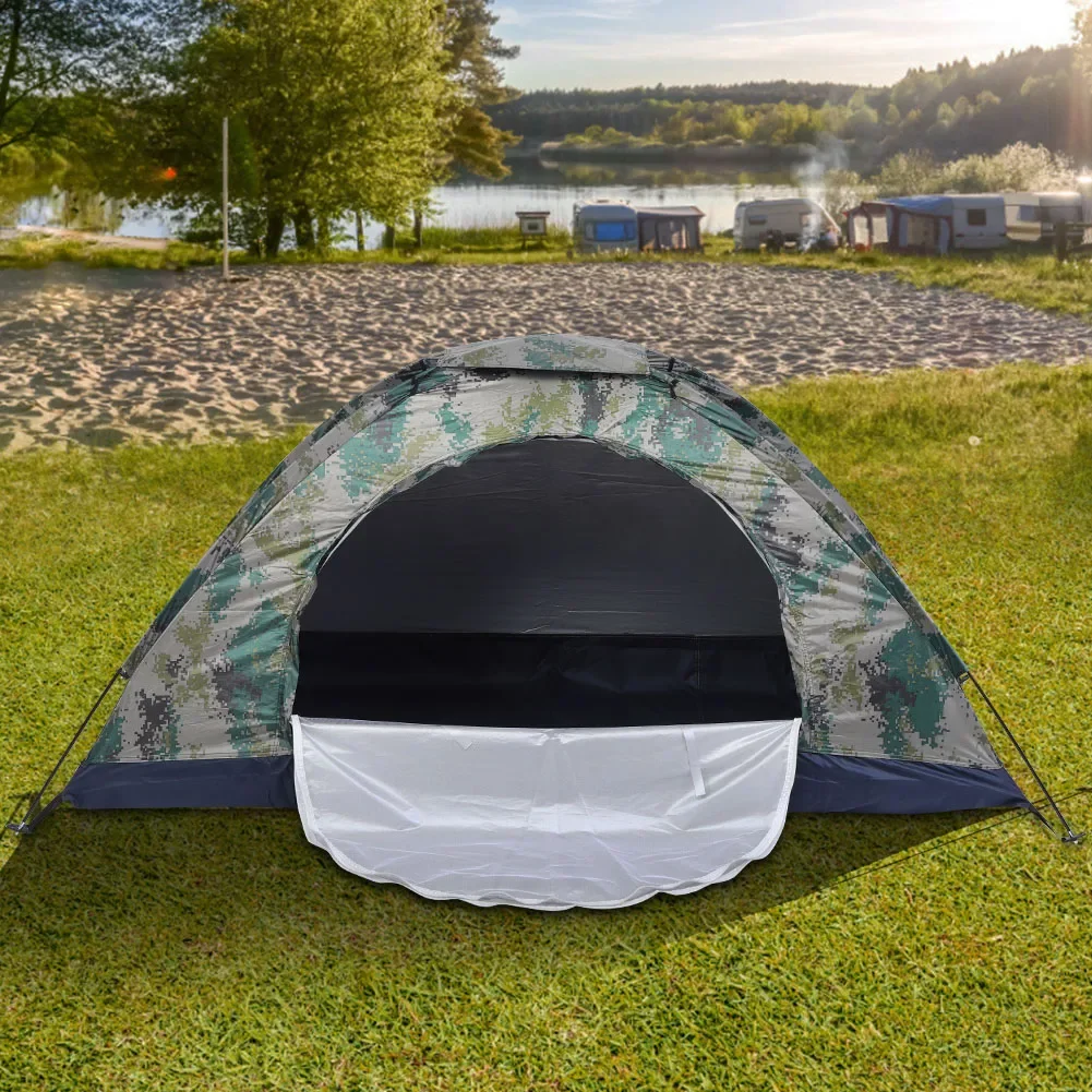 Camping Tent Fishing Tent Leisure Tent Outdoor Single Person Leisure Windproof Tent for Camping Fishing Climbing Camouflage - Image 2