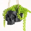 3D printed flowerpot hanging basket skull bonsai home and office flowerpot skull pot decoration