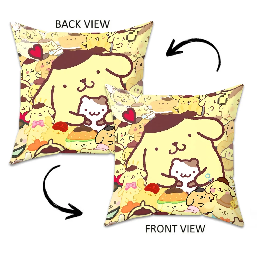 Pillows for Bedroom Bed Cushion Cover 45x45 Home Decor Sanrio Pillowcase Pillow Case Room Decorating Items Sofa Cushions Covers - Image 4