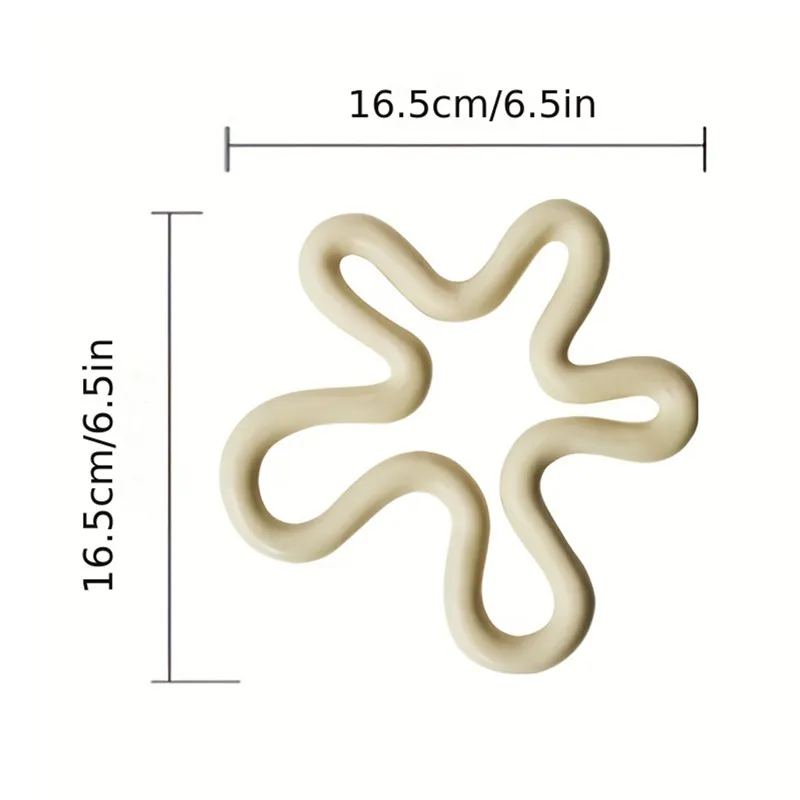 1/2PCS Geometrical Heat Resistant Silicone Mat Drink Cup Coasters Non-slip Pot Holder Table Placemat Kitchen Coasters Pads - Image 6