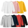 100% Cotton Long Sleeves Kids T Shirt Boys Girls Toddler Infant Baby Clothing Casual T-Shirts Tops Tees Shirt Child Clothes