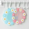 Daisy Anti-Scald Mat Dinner Mat Dish Plate Heat Insulation Mat Table Mat Anti-Scald Household Bowl Mat Coaster Silicone Mat