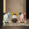 Bear Ceramic Bank Sculpture Animal Money Box Statue for Home Office Decor With Coin Slot Novelty Football Enthusiasts Gift