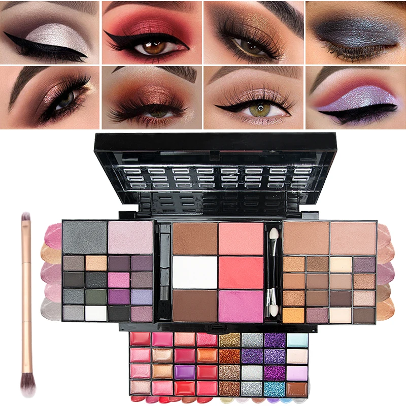 MakeUp Tools 40/74/78 Colors Eyeshadow palette Matte Waterproof Long Lasting Cosmetics makeup Kit Fashion All In One Makeup Gift - Image 2