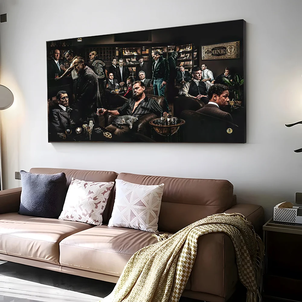 Classic Famous Movie & TV Star Character Wall Art Poster Modern Home Room Decoration Canvas Painting Mural Picture Print Artwork - Image 5