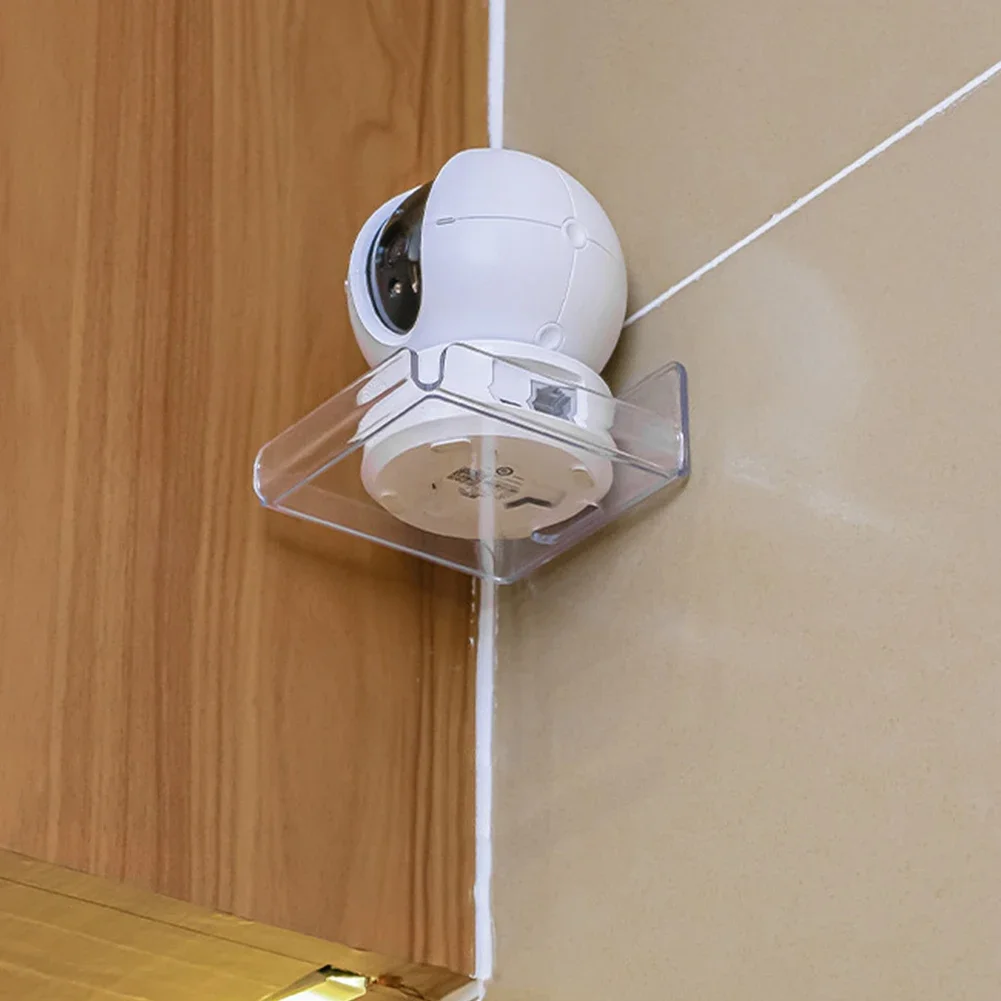 10-1pcs Wall Shelves Acrylic Floating Shelves Small Clear Shelf Display Ledges Adhesive Hanging Shelves for Smart Speaker Action - Image 5