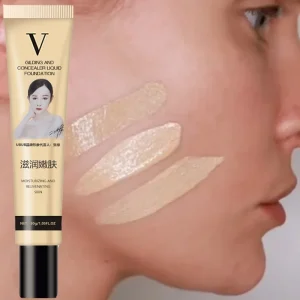 Waterproof Liquid Foundation Cream 3 Colors Lasting Oil-control Cover Acne Base Cream Makeup Moisturize Matte Concealer Cosmetic