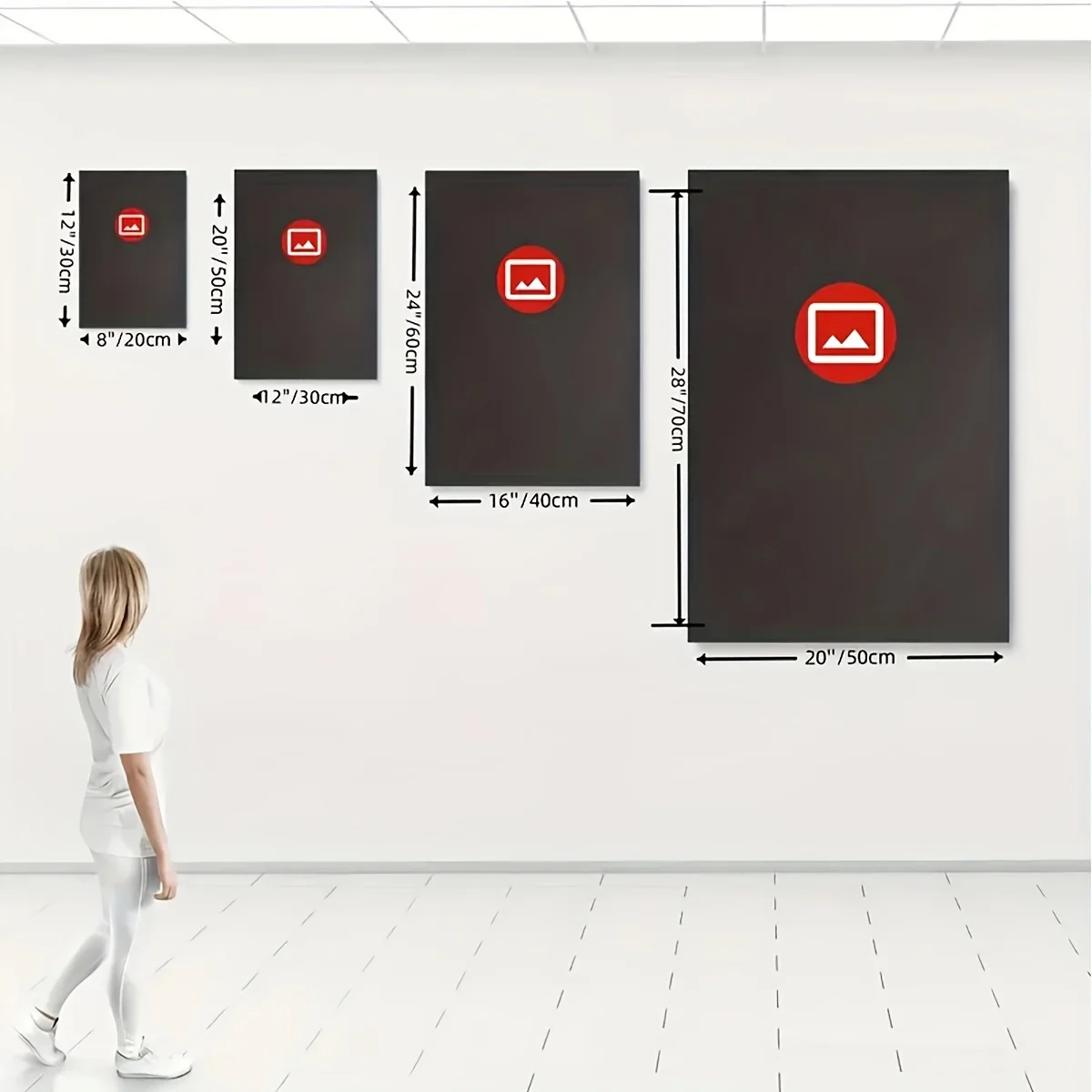 3pcs Set Beach Coastal Reef Canvas Wall Art, Bohemian Waves & Spray Posters, Modern Art Deco Style, Frameless Portrait Orientati - Image 4