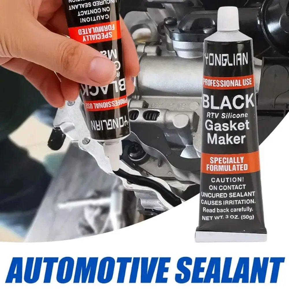 Automotive Gasket Sealant Universal Silicone Adhesive Sealant Black Liquid Gasket Sealer Oil Resistant Engine Sealants For Car - Image 2