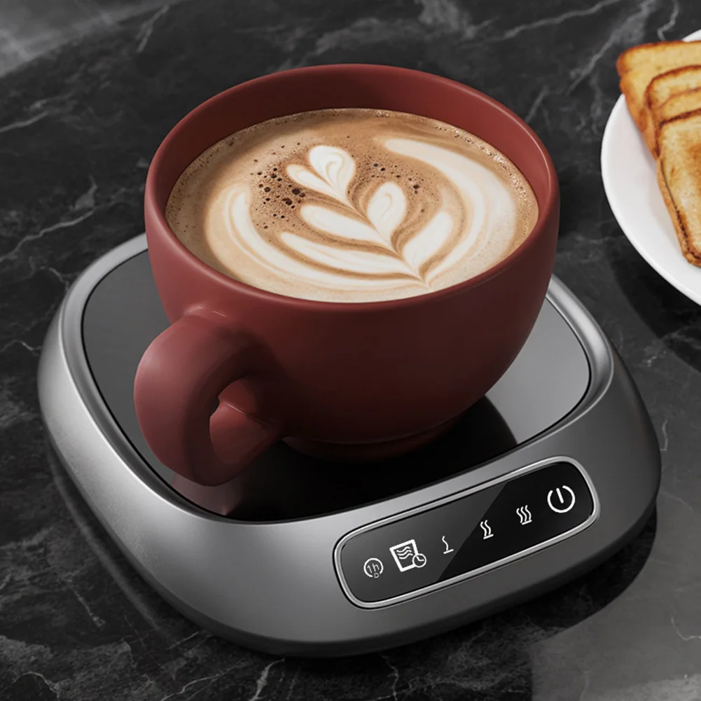 Coffee Mugs Warmer For Desk,Warm Coaster,Thermal Insulation Constant-Temperature Coaster,Multifunctional Cup Heating Plate - Image 2