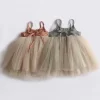 Princess Baby Girl Dress Summer Backless Baby Girls Birthday Dress For 0-3Y Baby Girl Tutu Dress Toddler Girl Clothes