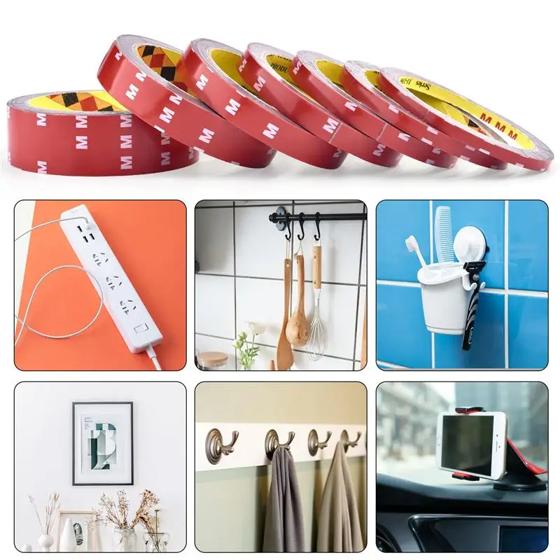 3 Meters Ultra-Strong Double Sided Adhesive 6mm-30mm Thickness Acrylic Foam Adhesive Tape Sticker For Mounting Fixing Pad Sticky - Image 3
