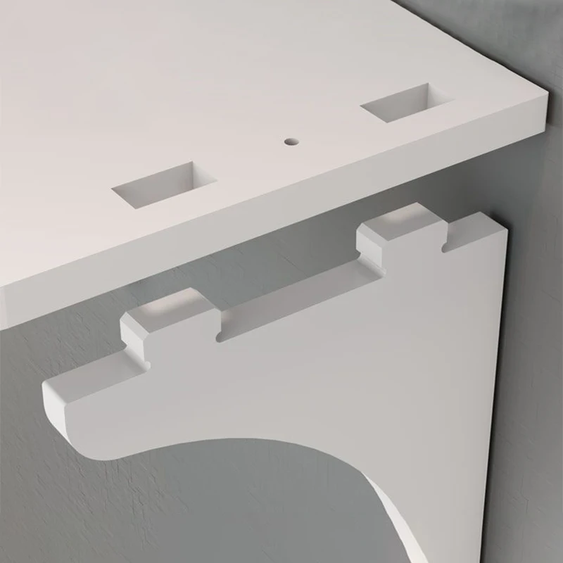 Wall Mount Floating Shelf with Hook Router Camera Power Strip Projector Set Top Box Hanging Storage Holder Home Office Organizer - Image 5