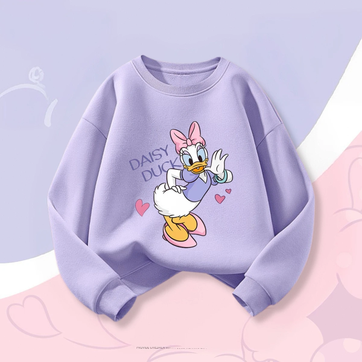 Printed Minnie Cute Baby Girl Long Sleeve Tops Sweatshirts Spring Autumn Loose Fashion Children's Clothes Casual Hoodie Crewneck - Image 2