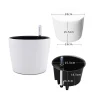 1Pc Indoor Plants Self Watering pots Plastic Flower Pot with Water Level Indicator for Plants Home decoration Planer