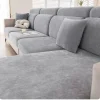 Universal Elastic Sofa Cover Full Backrest Headrest Slipcover Simple Style Chenille Seat Cushion Cover for Living Room Furniture