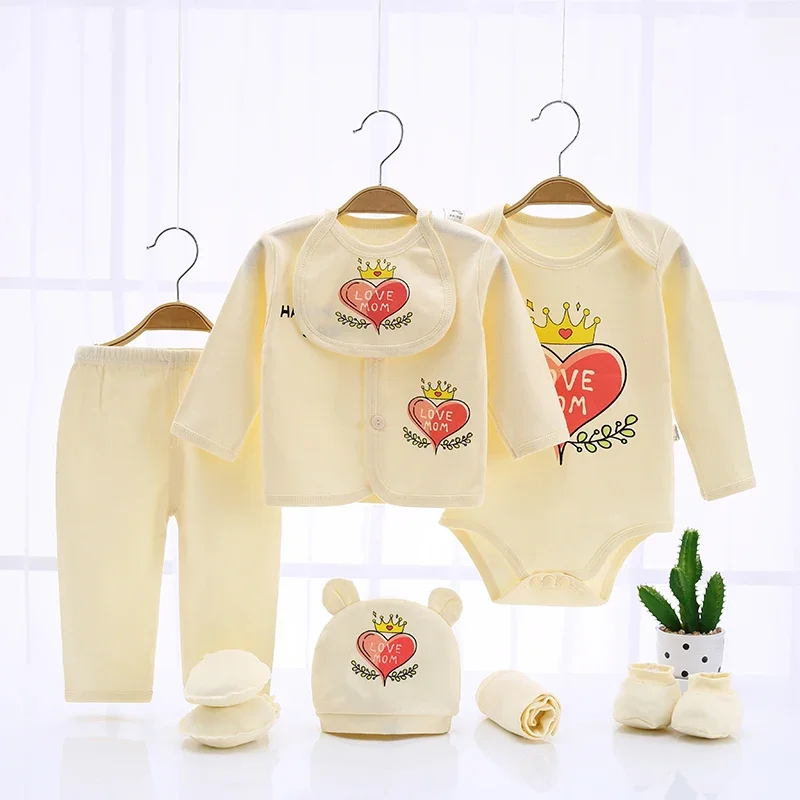 0-3months Cotton Set 10 Pcs/set Girl Boy Clothes Suits for Baby Infant soft safe - Image 6