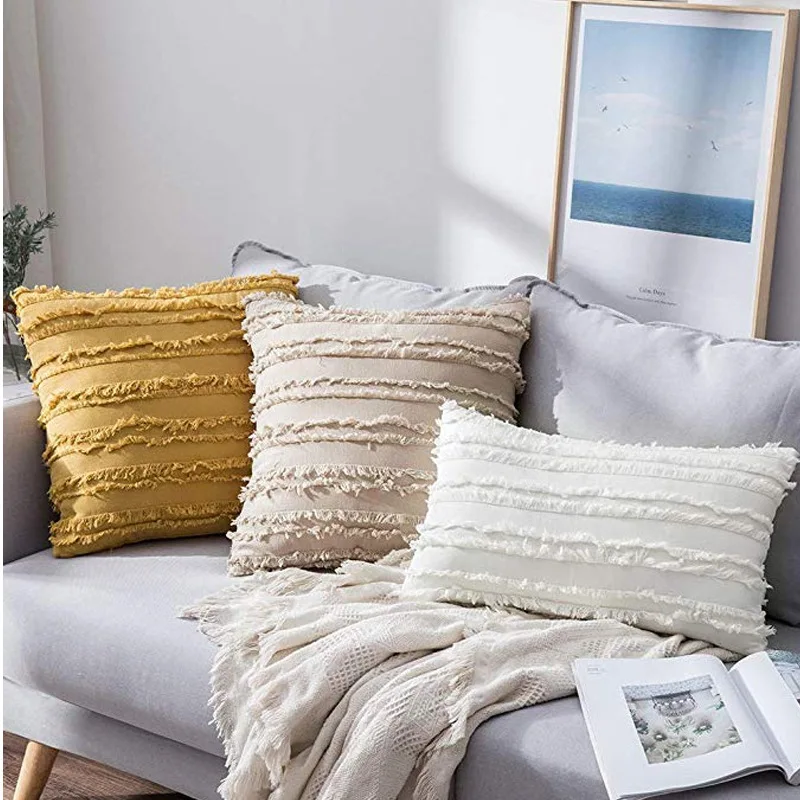 30*50 Cotton Linen Decorative Cushion Cover Soft Funda Cojin Living Room Sofa Throw Pillow Cover Home Decor Pillowcase Nordic - Image 2