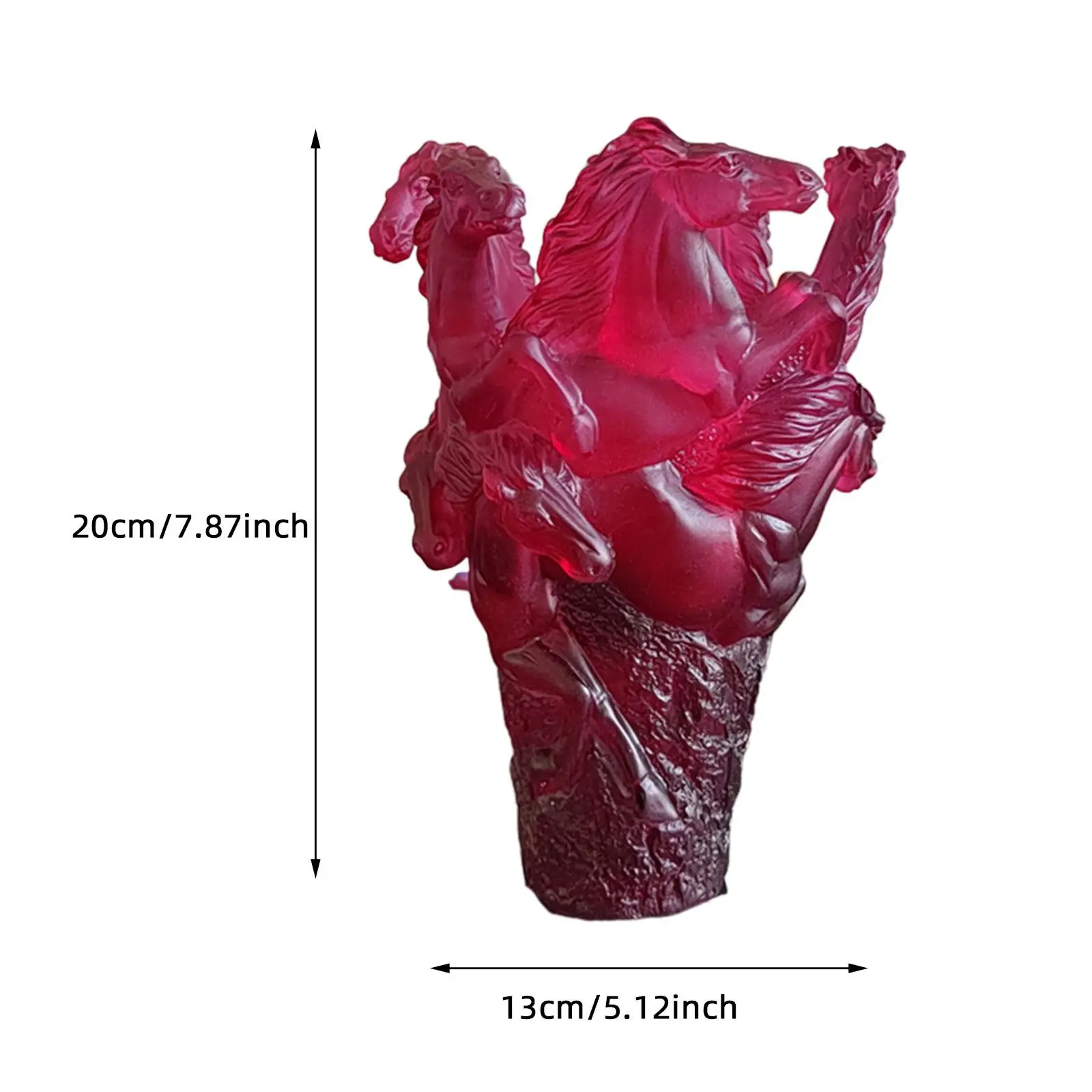 Multi -Horse -Form -Vase -Stisch -Stisch -Stecoration Flower Arrangement Harz Blossom Vase for Table Multi -Horse -Form -Vase -Stisch -Stisch -Stecoration Flower Arrangement Harz Blossom Vase for Table