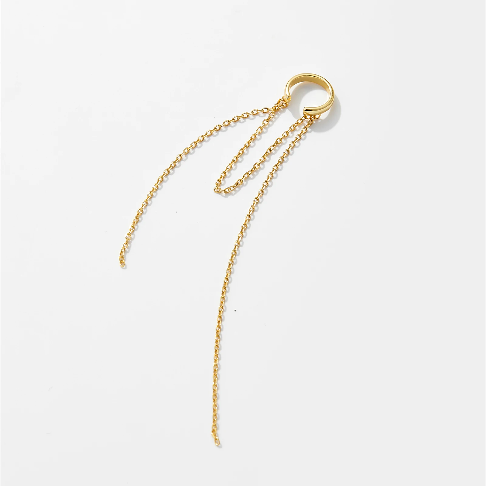 VEWANT Women 925 Sterling Silver Fashion EarCuff Long Earring Clips Jewelry 2024 Wedding Party Jewelry - Image 2