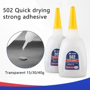 Quick Drying Advertising Wood Leather Acrylic ABS Plastic Adhesive 502 Instant Adhesive