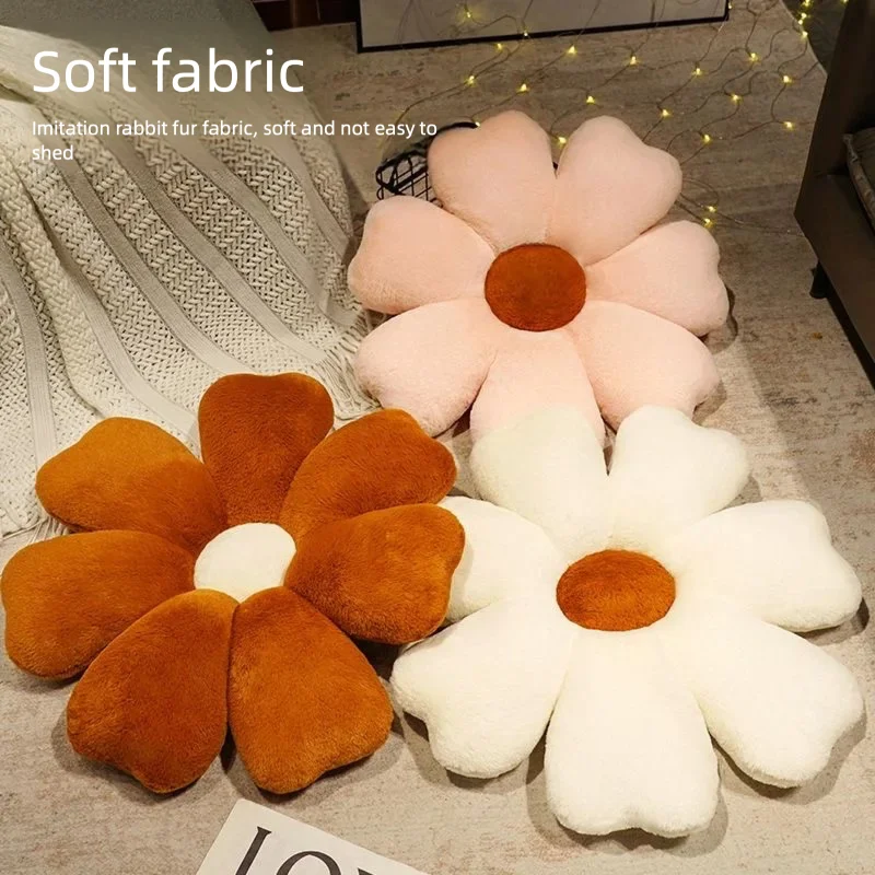 60cm Petal Plush Seat Cushion Comfortable Chair Pad for Long Sitting Home Office - Image 6