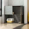 Cat Cage for Home Indoor Use Without Toilet, Suitable for Ragdoll, British Shorthair Kittens, Small to Large Cats, with Ample Space