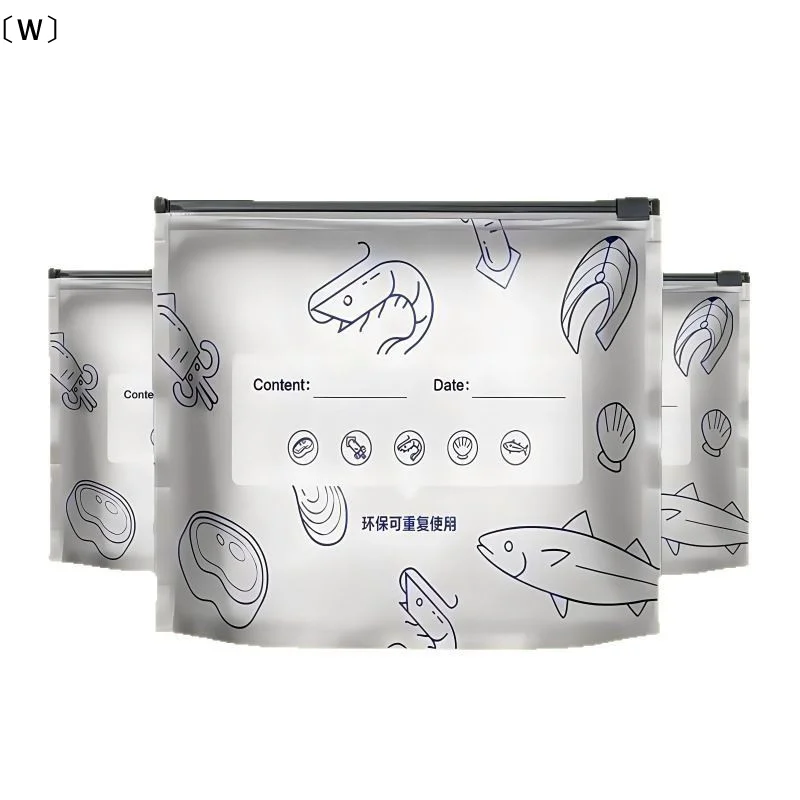 〔W〕10pcs Aluminum Foil Fresh-keeping Bags Self Seal Reusable Packaging Bag Avoid Light Thickened Food Storage Bag Fruit Storage - Image 6