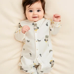 Autumn Baby Clothes Newborn Rompers Bodysuit & One Piece 100 Cotton Long Sleeve for Newborn Clothes Loungewear Set Outfit