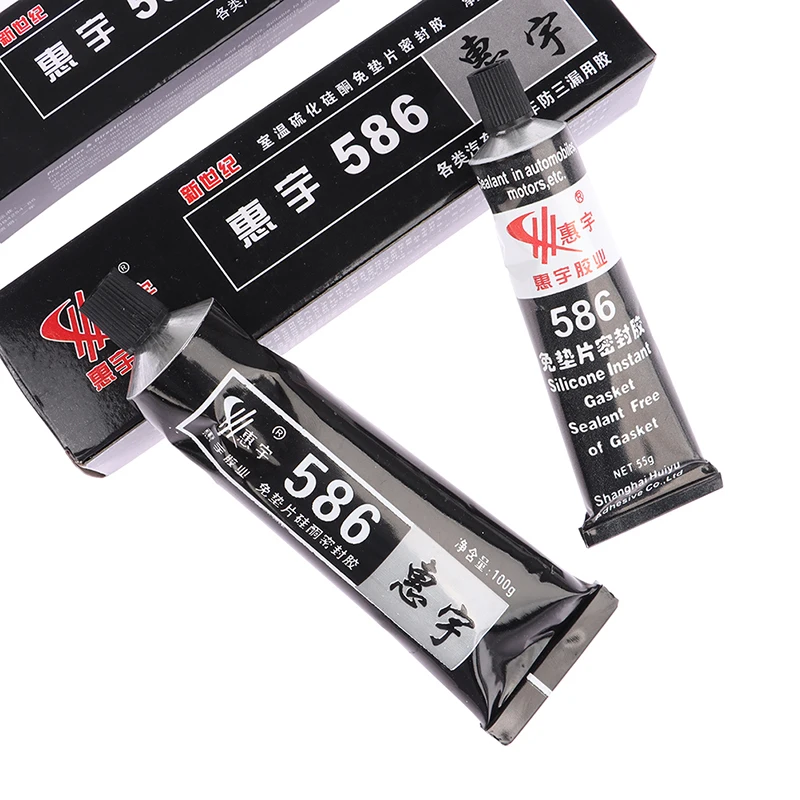 Car Sealant Glue 586 Black Silicone Free-Gasket Automobile Sealant Repairing Glue Adhesive Waterproof Oil Resistance Sealant - Image 5